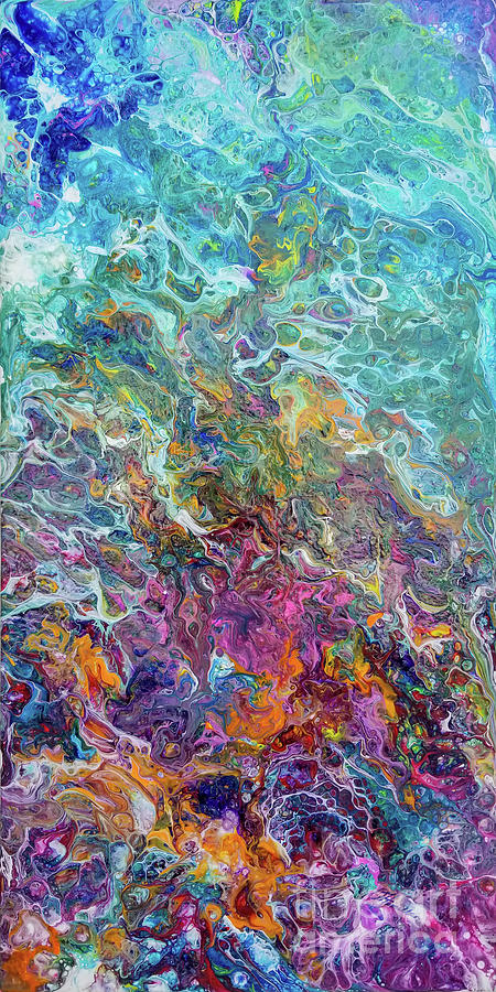 Fluid Abstract 2 Painting by Olga Hamilton