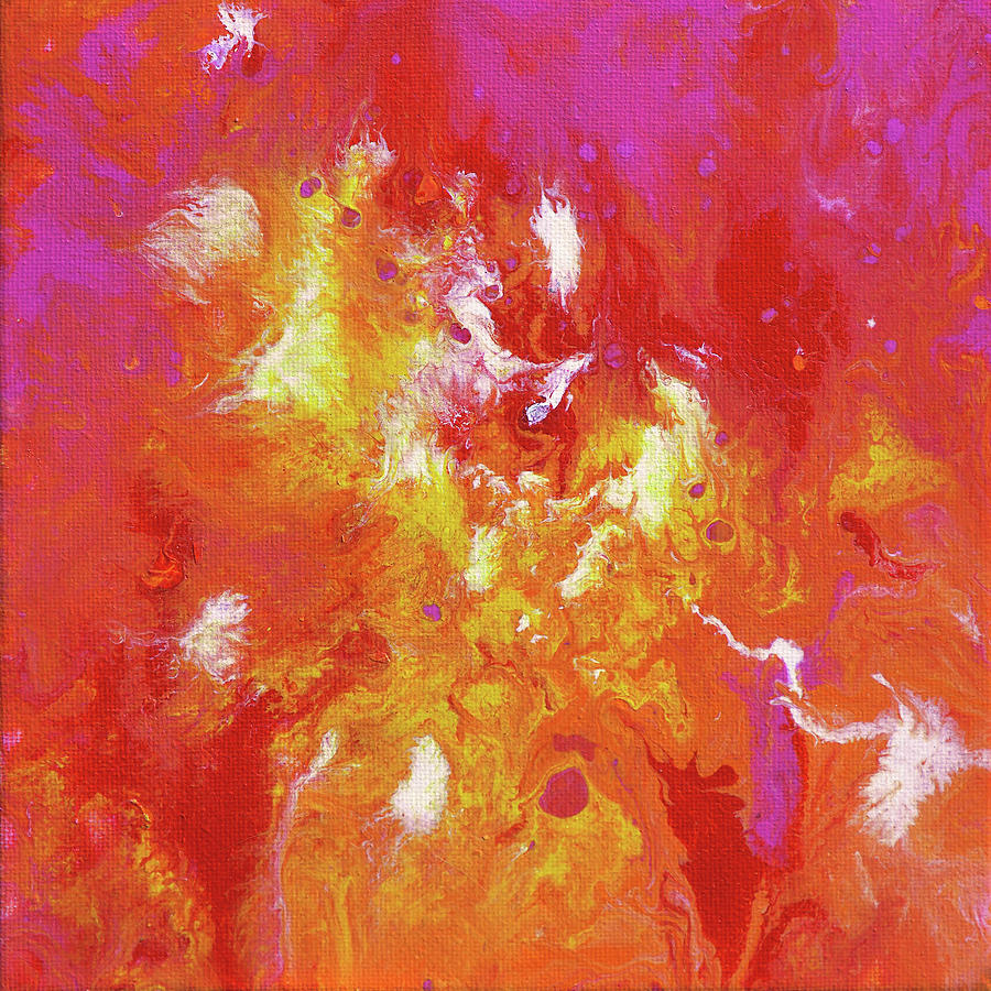 Fluid Abstract 20 Painting by Maria Meester