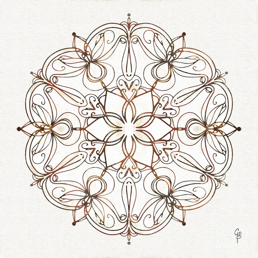 Fluid Mandala 5 Drawing by Carrie Joy Byrnes