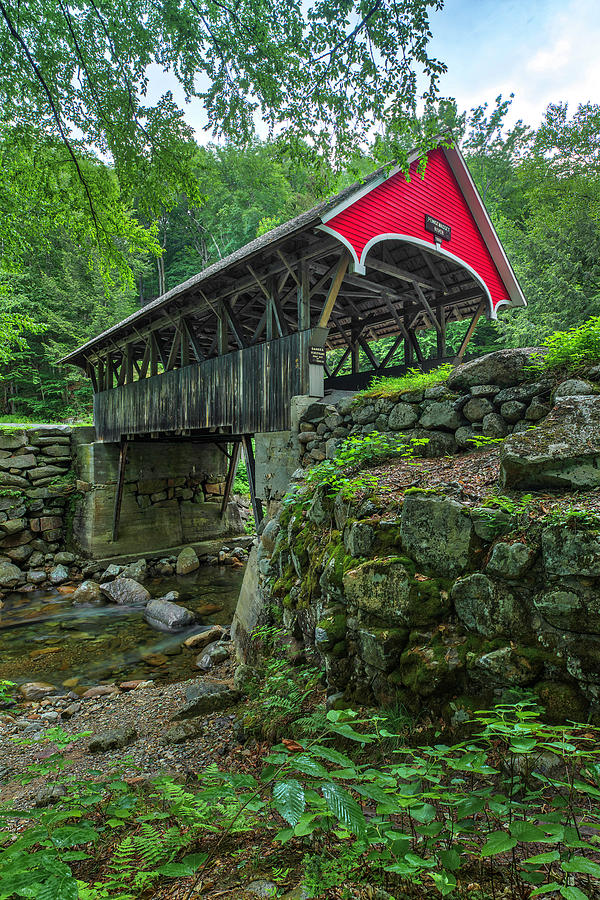 Flume Covered Bridge Photograph by Juergen Roth