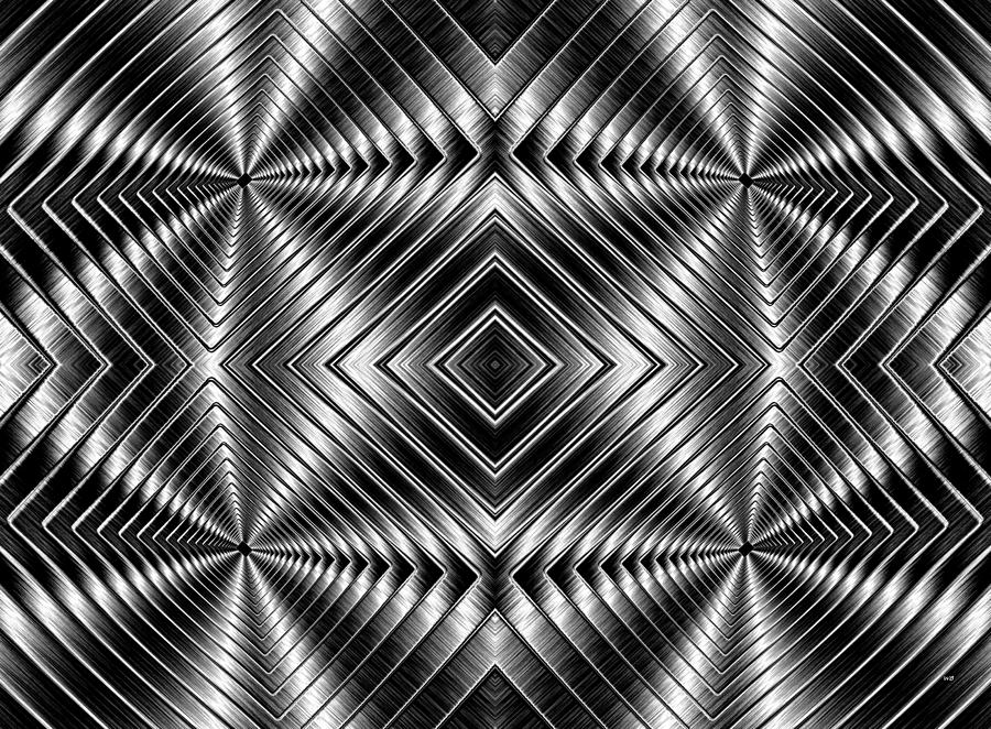 Abstract Digital Art - Fluorescence 8 by Will Borden
