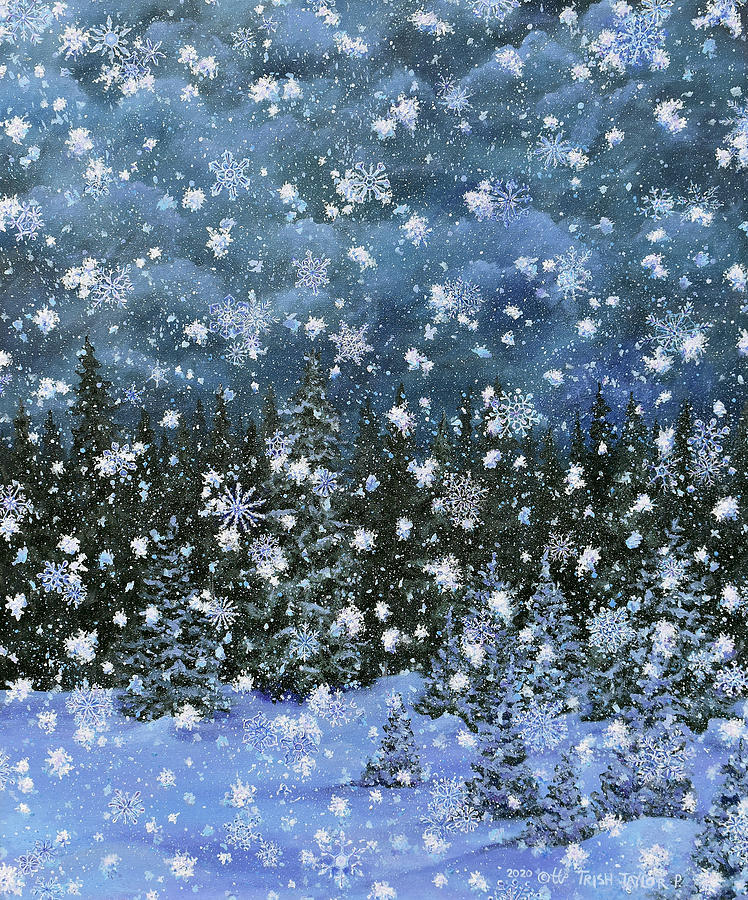 Flurry Painting by Trish Taylor Ponappa Flurry Painting by Trish Taylor Ponappa