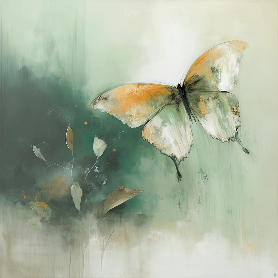 Flutter In The Forest Painting by Jai Johnson - Fine Art America