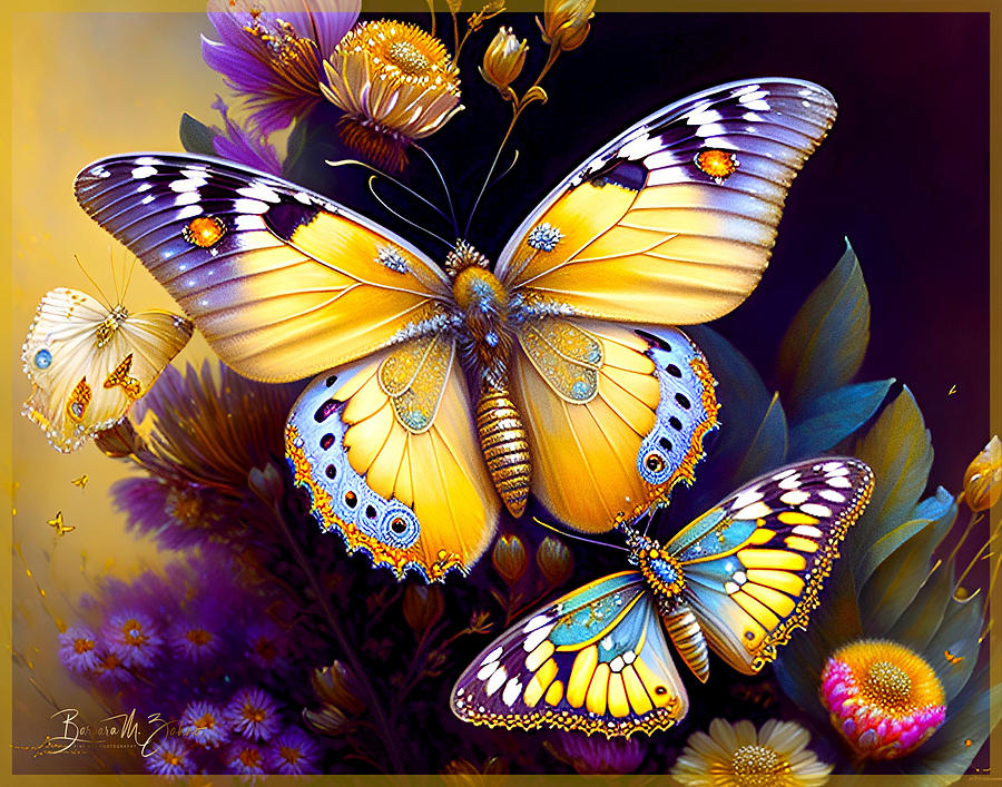 Fluttering Beauties Photograph by Barbara Zahno