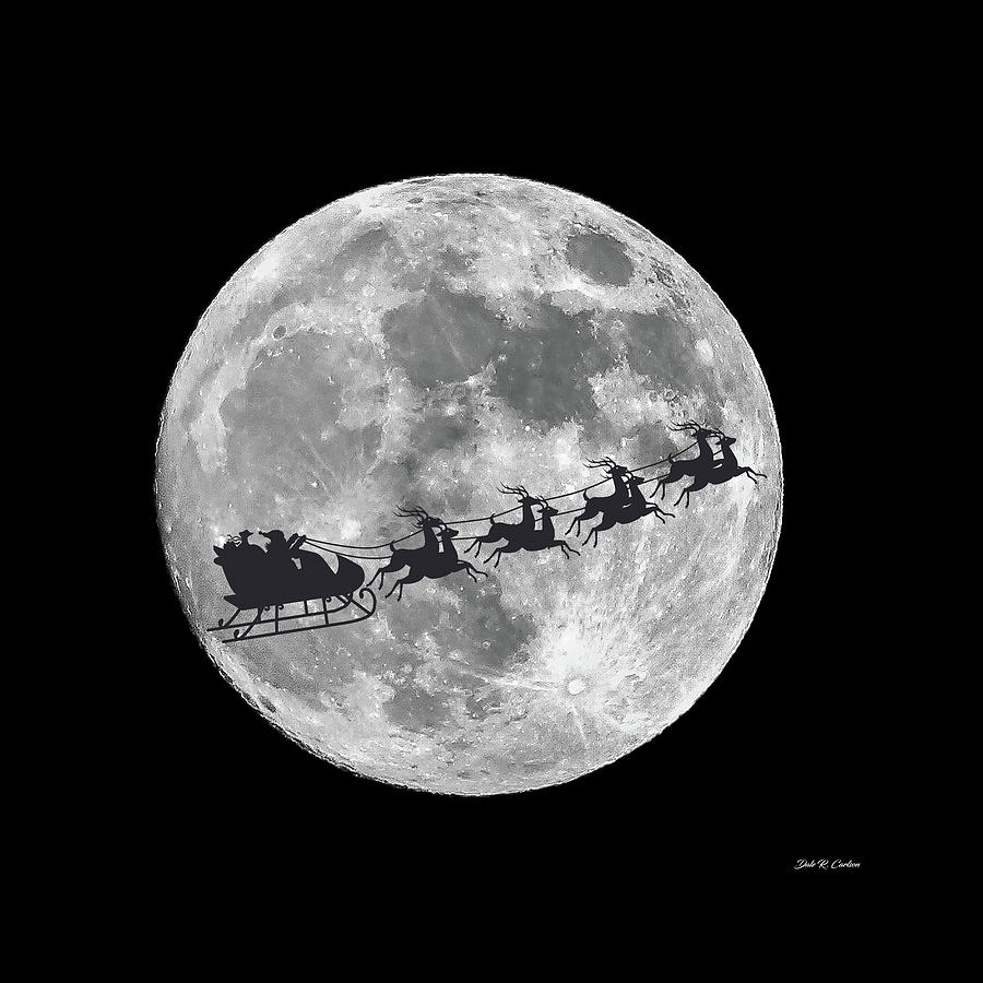 Fly Across the Moon Photograph by Dale R Carlson