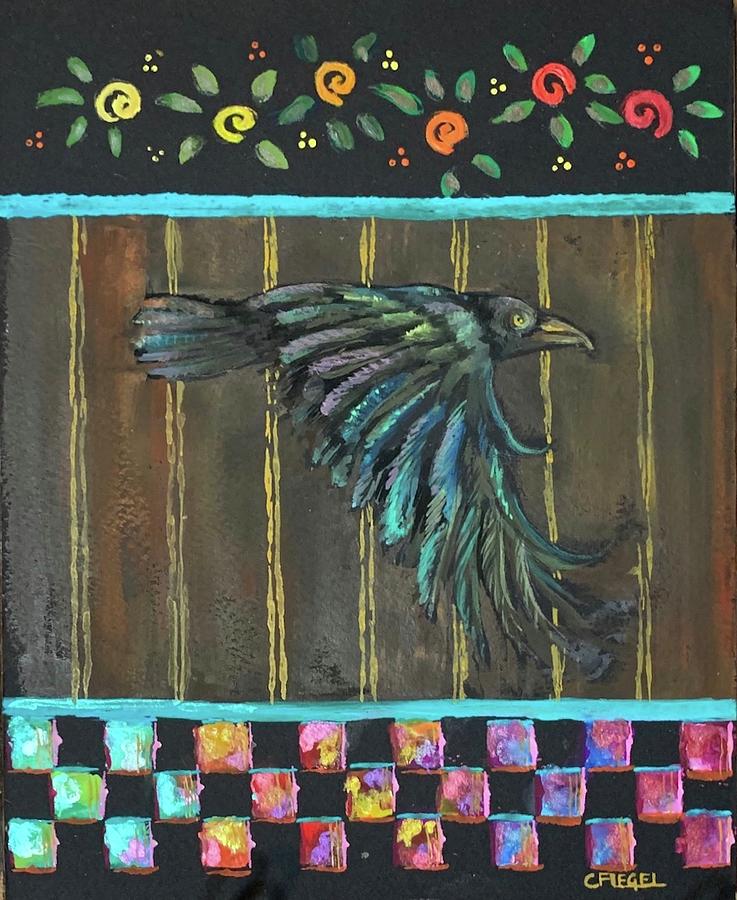 Fly away fly away home  Painting by Carla Flegel