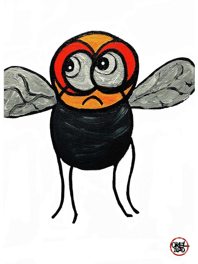 Fly Boy Painting by Oriel Ceballos