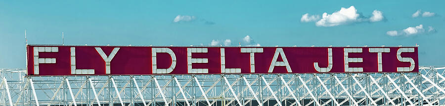 Fly Delta Jets Signage Hartsfield Jackson International Airport Atlanta Georgia Art Photograph