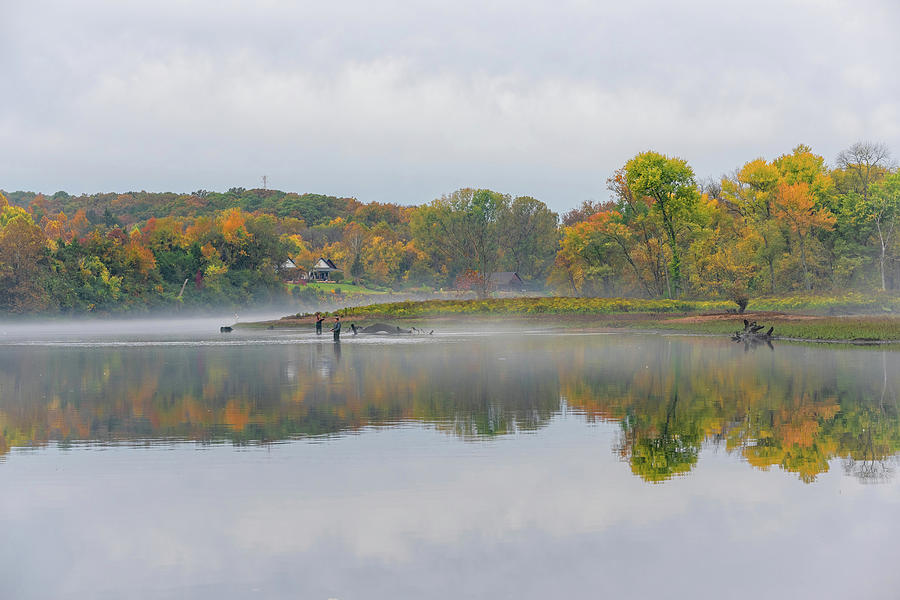 Fly Fishing in Fall Photograph by Lynn Bauer
