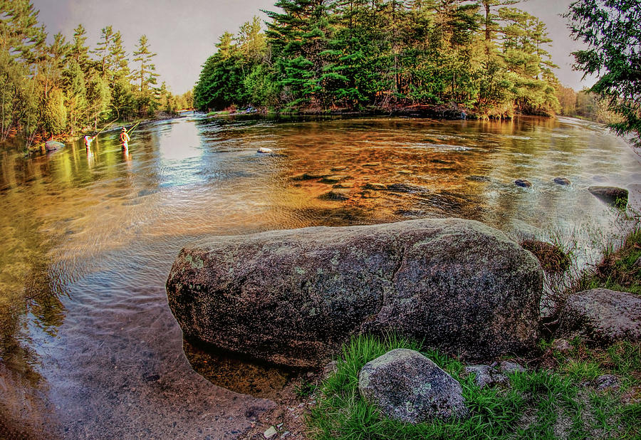 Fly Fishing in Northern Maine Photograph by Cordia Murphy