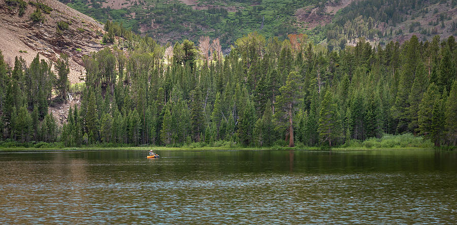 Fly Fishing in Virginia Lake Photograph by Nicholas McCabe