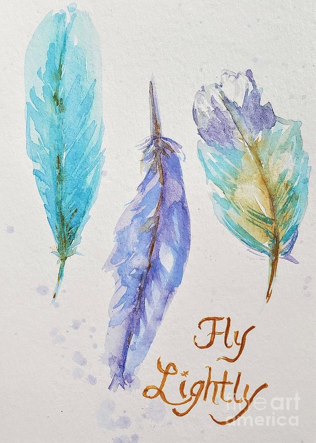 Fly Lightly Painting by Susan Fisher