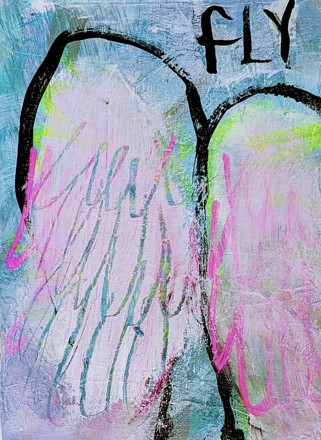FLY Mixed Media by Valerie Reeves