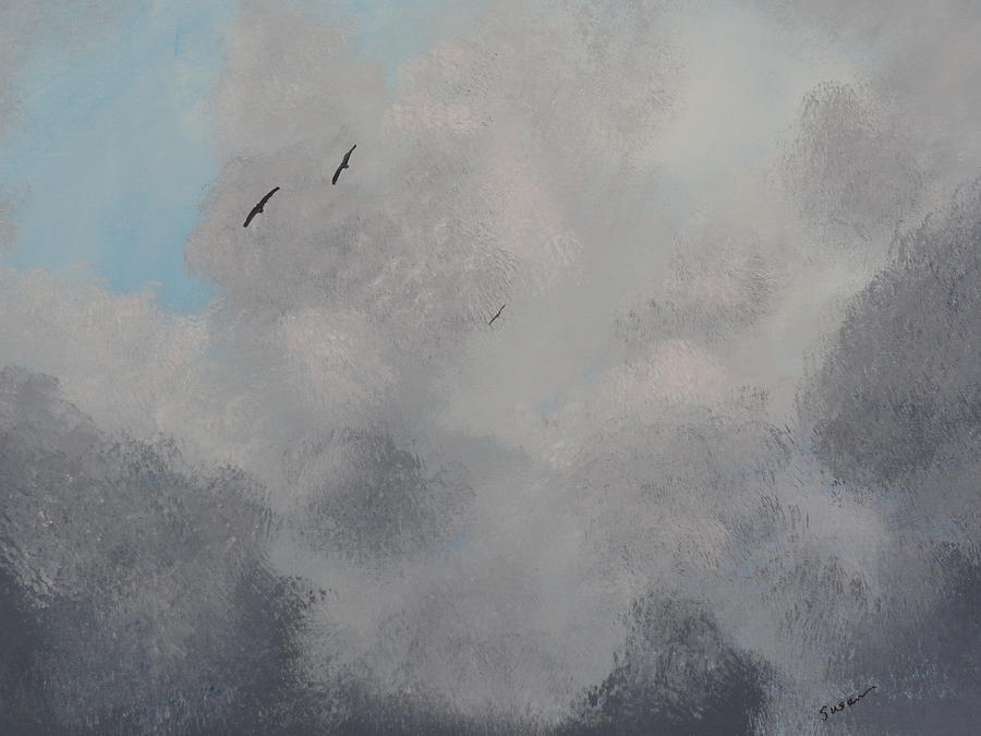 Flying Away Painting by Susan Anderson