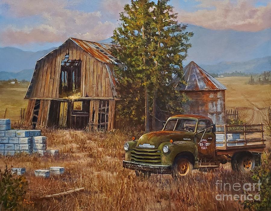 Flying Bee Ranch Painting by Paul K Hill