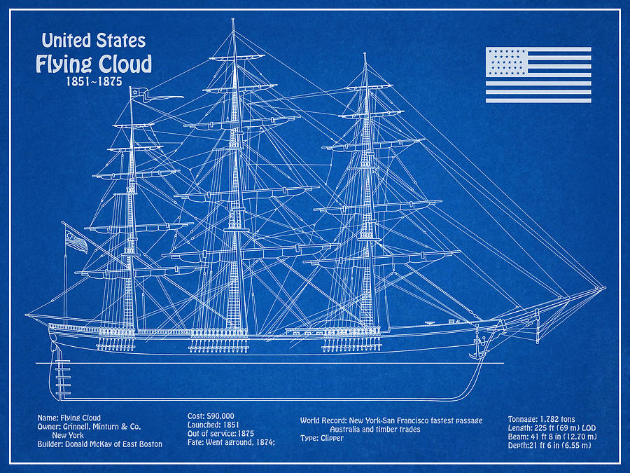 The Clipper Ship Flying Cloud