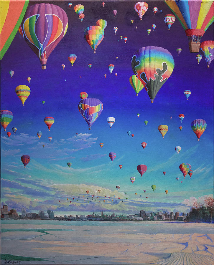 Flying Colours Painting by Michael Goguen