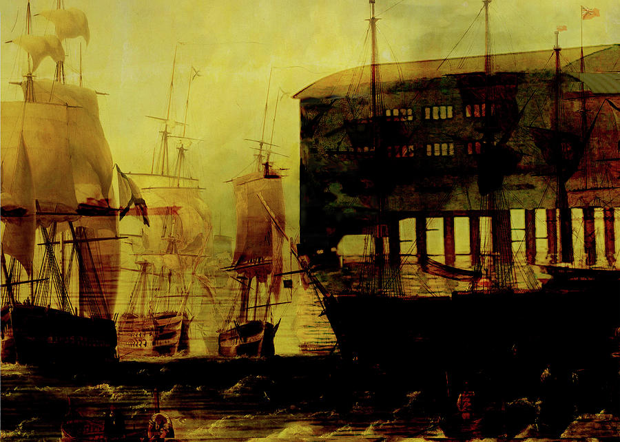 Sails Digital Art - Flying Colours by Sarah Vernon Sails Digital Art - Flying Colours by Sarah Vernon