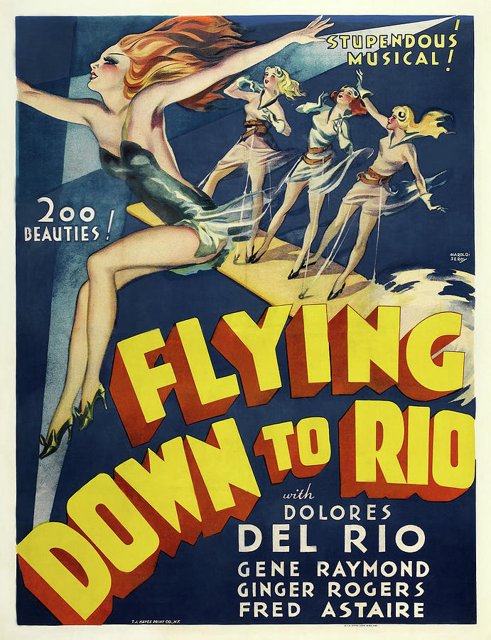 Flying Down to Rio - 1933 Digital Art by Original Movie Poster Flying Down to Rio - 1933 Digital Art by Original Movie Poster