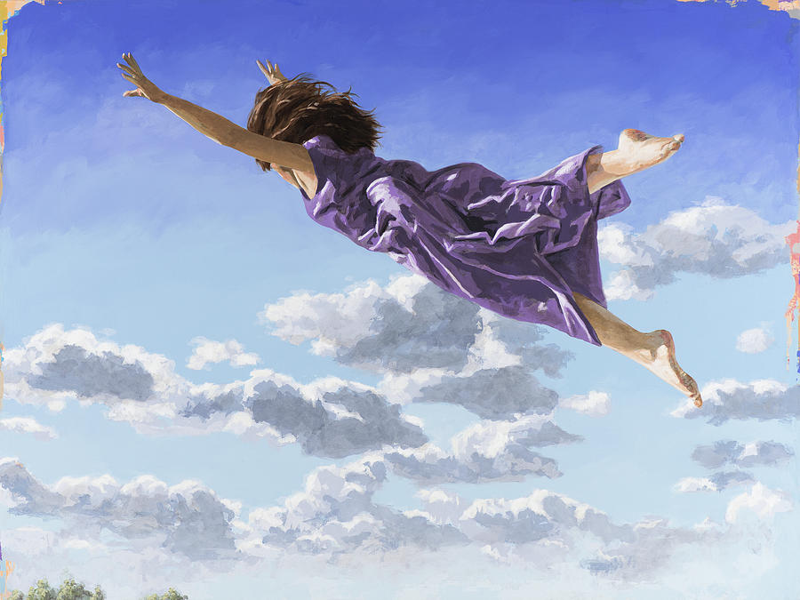 Flying Dream #1 Painting by David Palmer
