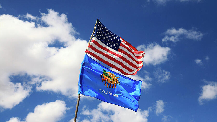 Flying Flags Photograph by Toni Hopper Flying Flags Photograph by Toni Hopper