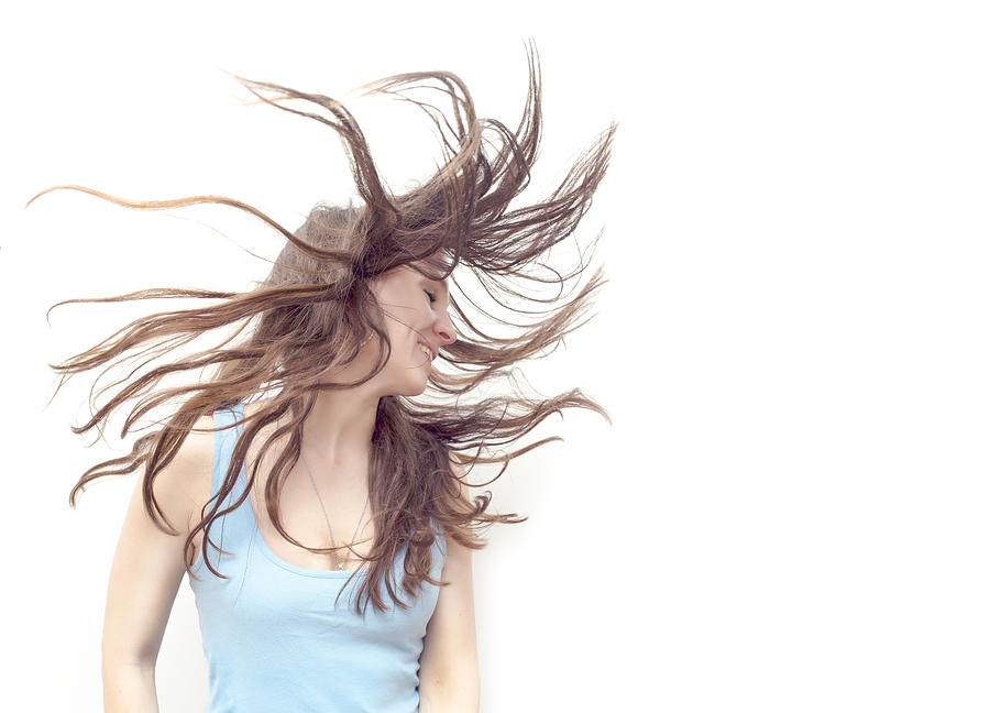 Flying Hair Women Photograph by Altmodern