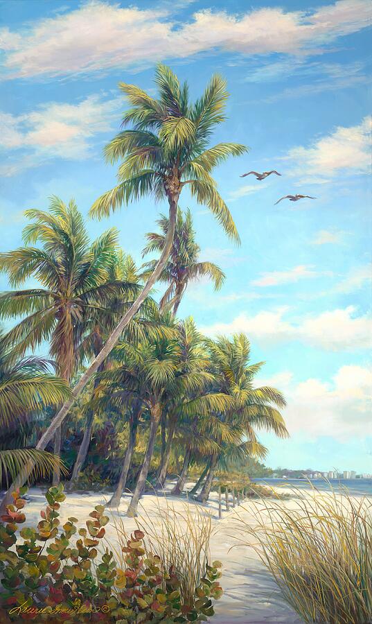 Beach Painting - Flying High by Laurie Snow Hein