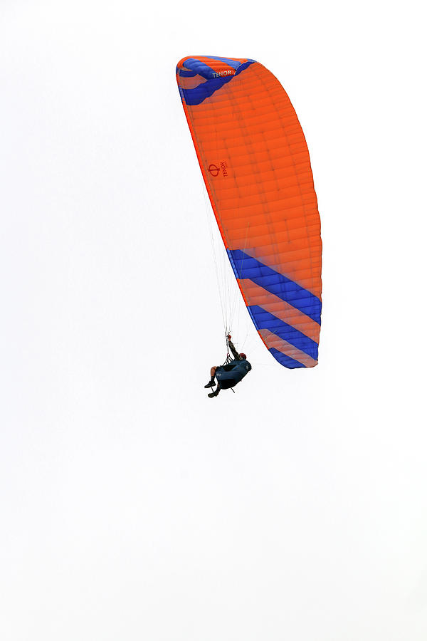 Flying High - Paragliding Photograph by Art Block Collections