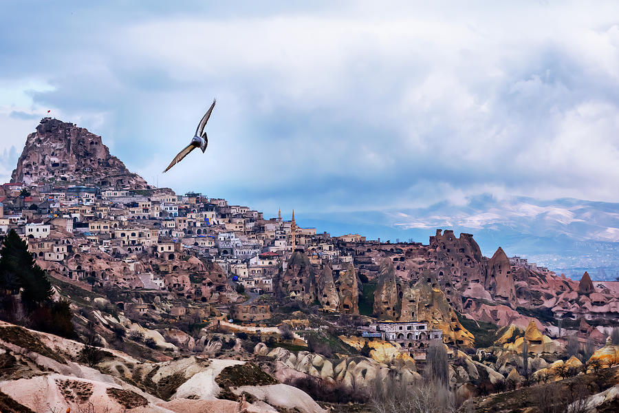 Flying over Cappadocia Photograph by Maria Coulson