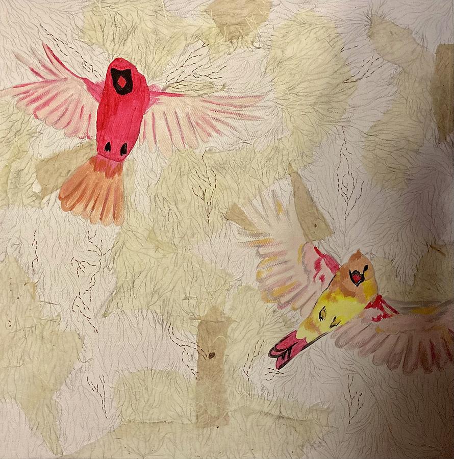 Flying  Mixed Media by Samantha Lusby