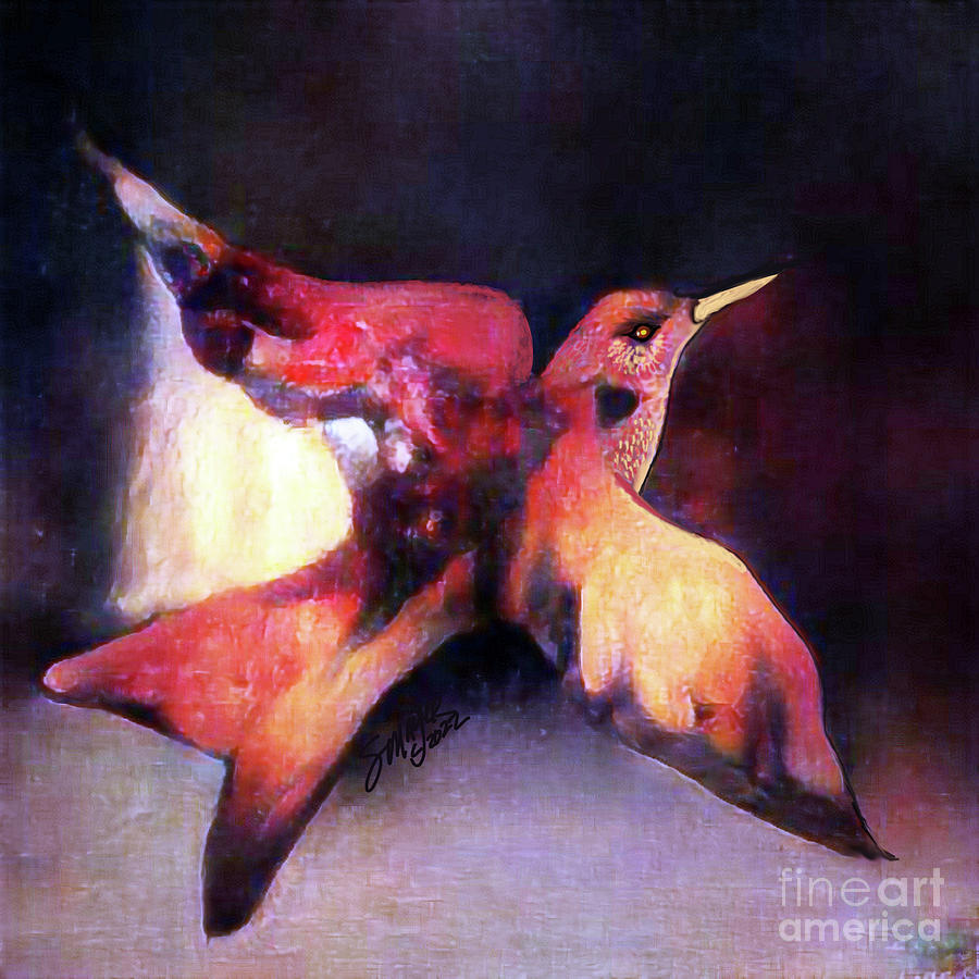 Flying Solo 005 Digital Art by Stacey Mayer