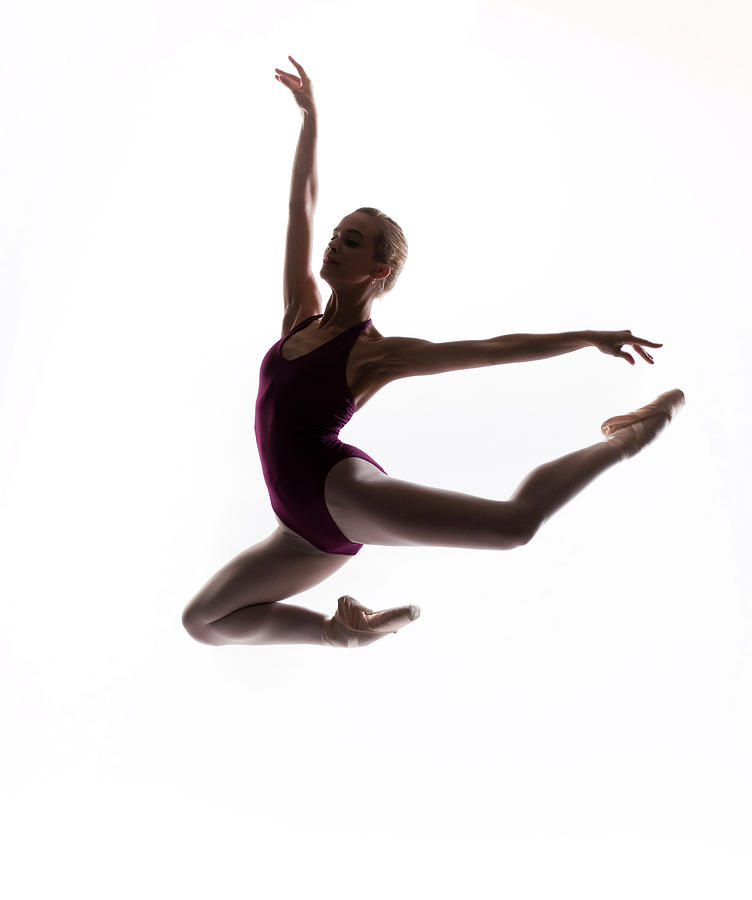 Ballet Photograph - Flying ballerina by Steve Williams