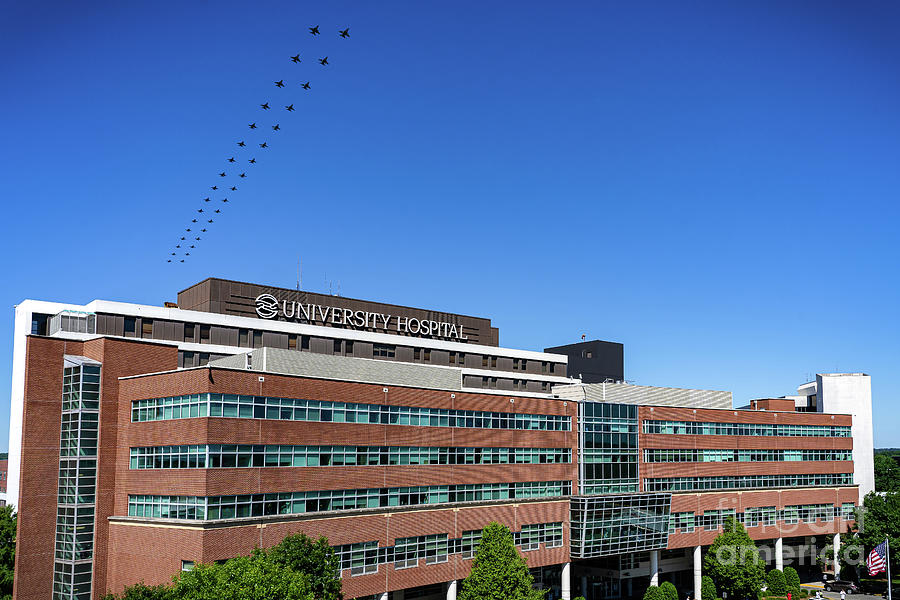 Flyover University Hospital - Augusta GA Photograph By The Photourist ...