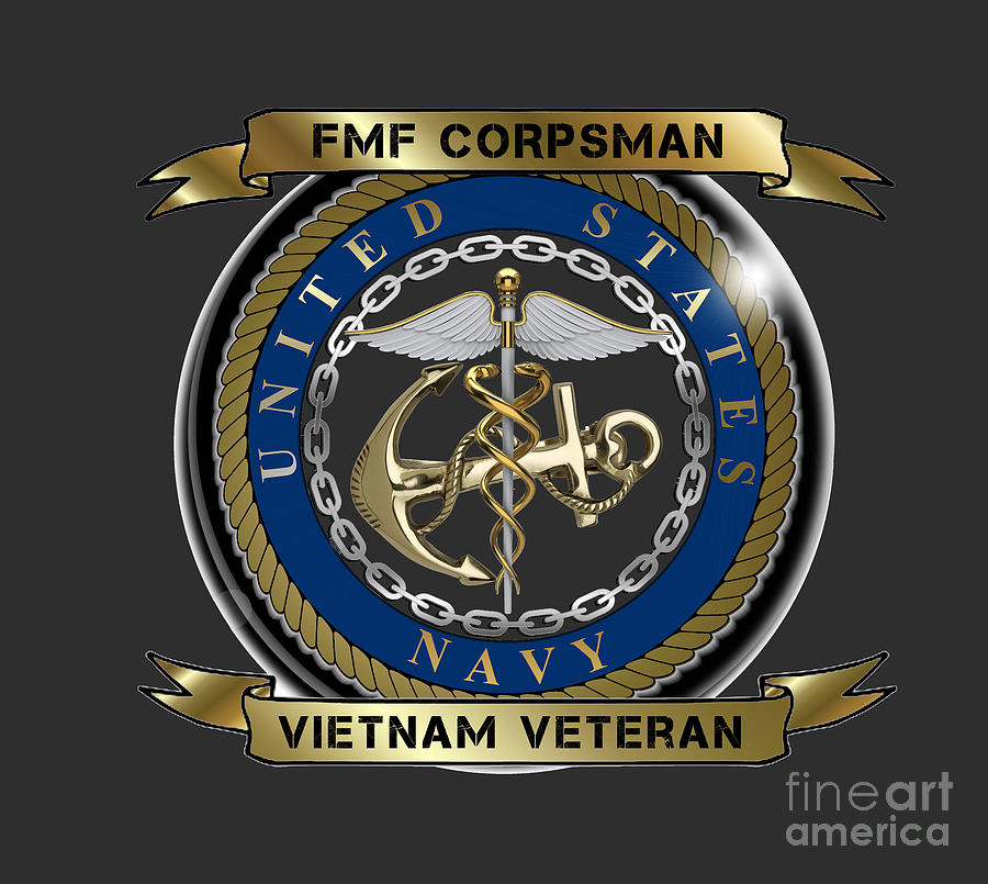 FMF Corpsman Digital Art by Bill Richards