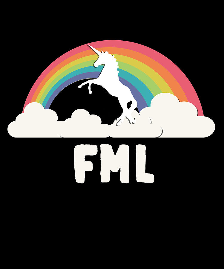 FML Fuck My Life T Shirt Digital Art by Flippin Sweet Gear