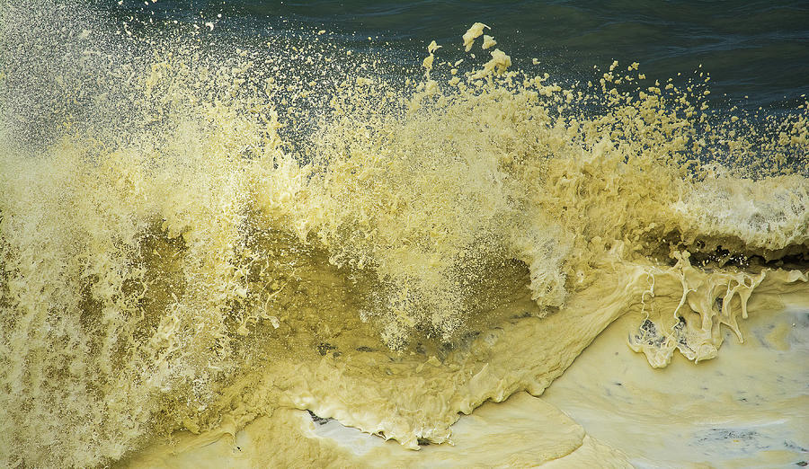 Foam Splash Photograph by Bill Posner