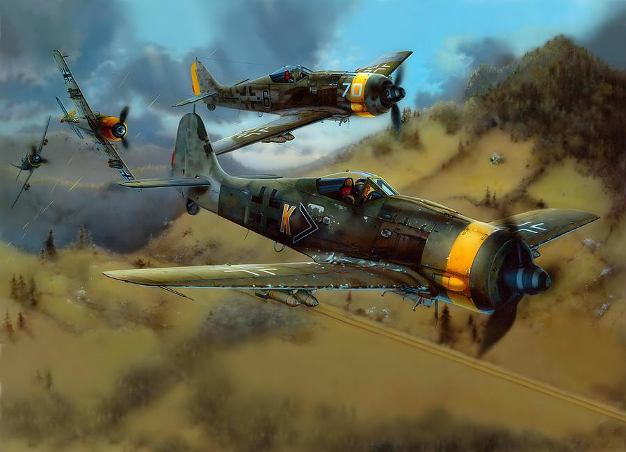 Focke Wulf Fw 190 Digital Art By Celestina Paul Fine Art America