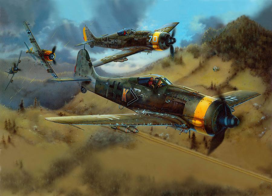 Focke Wulf Fw 190 Digital Art By Louise Smith