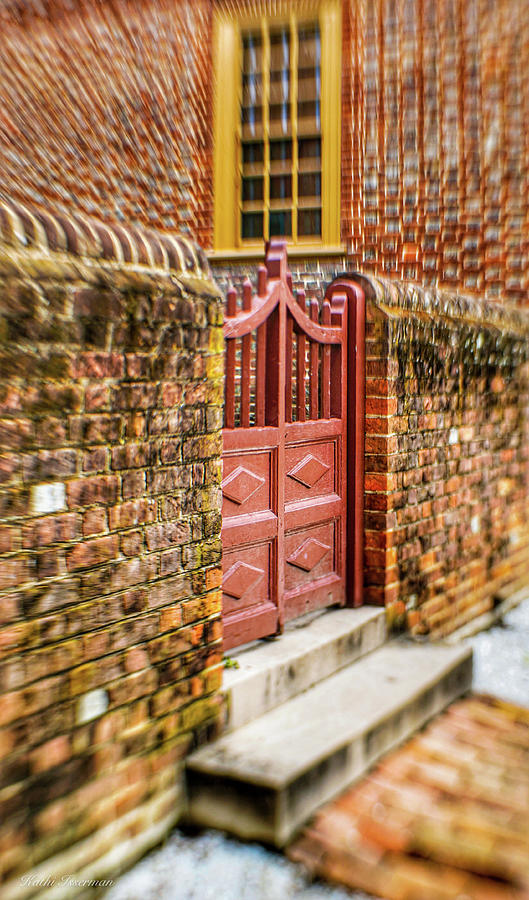Focus on the Gate Photograph by Kathi Isserman Focus on the Gate Photograph by Kathi Isserman