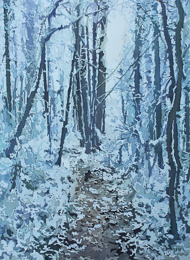 Fog After Snow Painting by Jenny Armitage