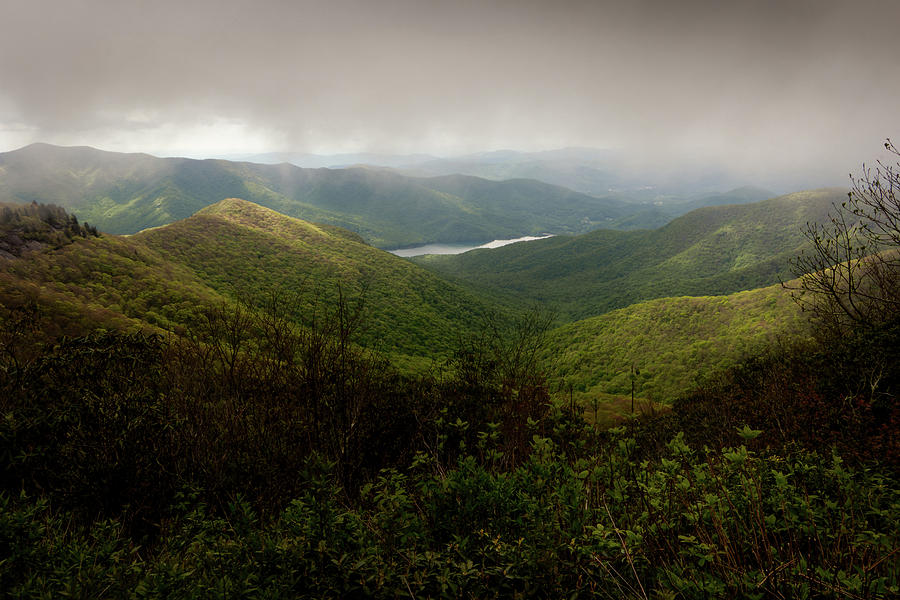 Fog Along the Blue Ridge Parkway River Photograph by Norma Brandsberg