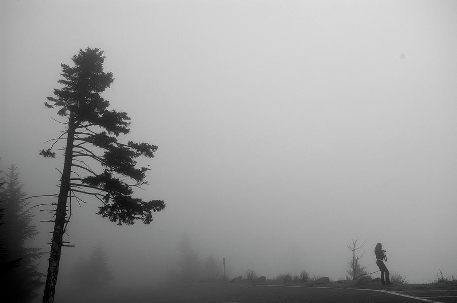 Fog at Clingmans Dome_004 Photograph by James C Richardson
