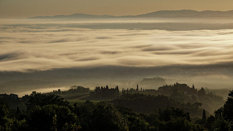 Fog blanket at sunrise Photograph by Ioannis Konstas