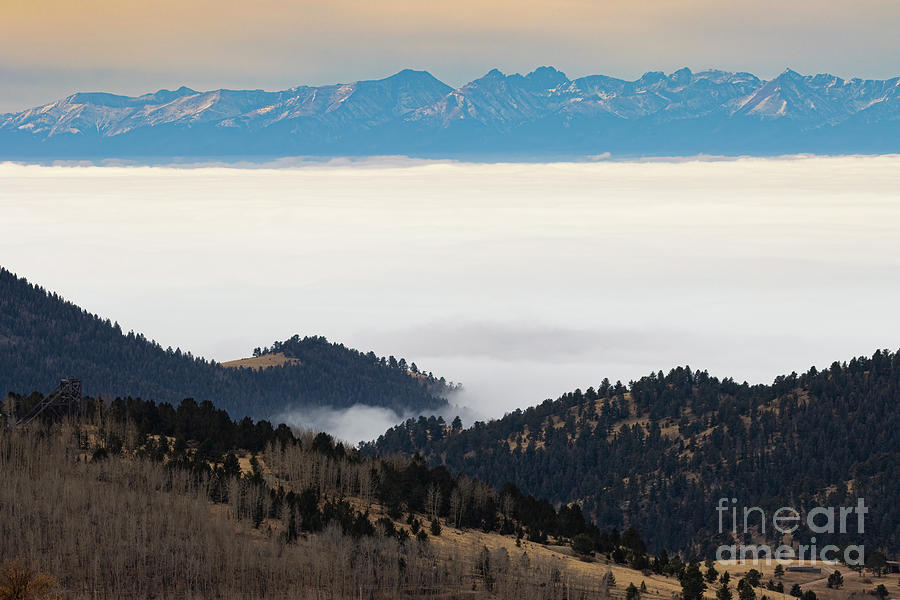 Fog in the Valley Photograph by Steven Krull