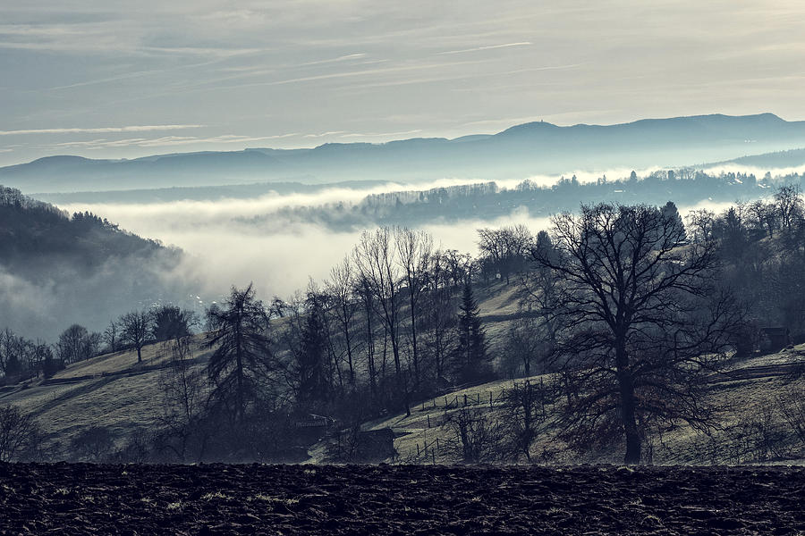 Fog In The Valley Photograph by Susanne Ludwig