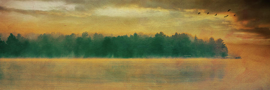 Fog on Deep Creek Lake Photograph by Reynaldo Williams