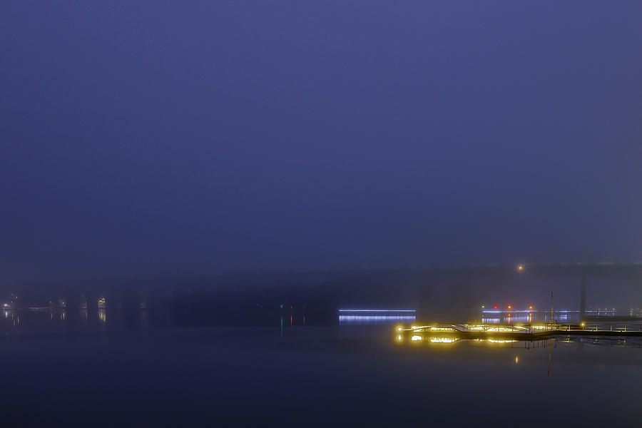 Fog on the water Photograph by Alexander Farnsworth