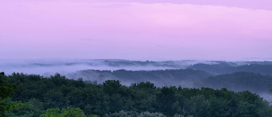Fog on Trexler Nature Preserve - Wide Photograph by Jason Fink