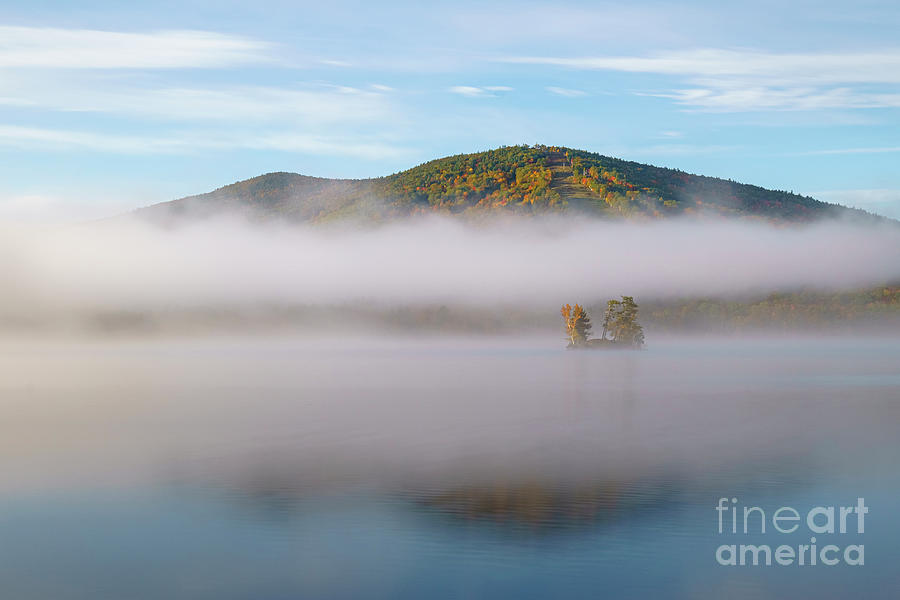 Fog over Moose Pond Photograph by Craig Shaknis