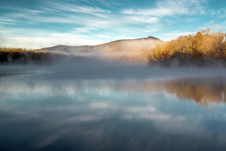 Fog Rising - Blue Ridge Parkway Photograph by Eric Albright